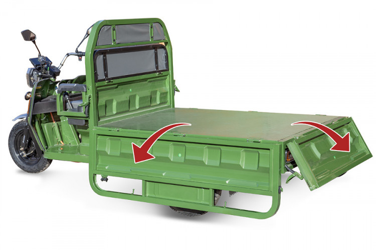 Грузовой электрический трицикл Rutrike Маяк 1500 в Кургане