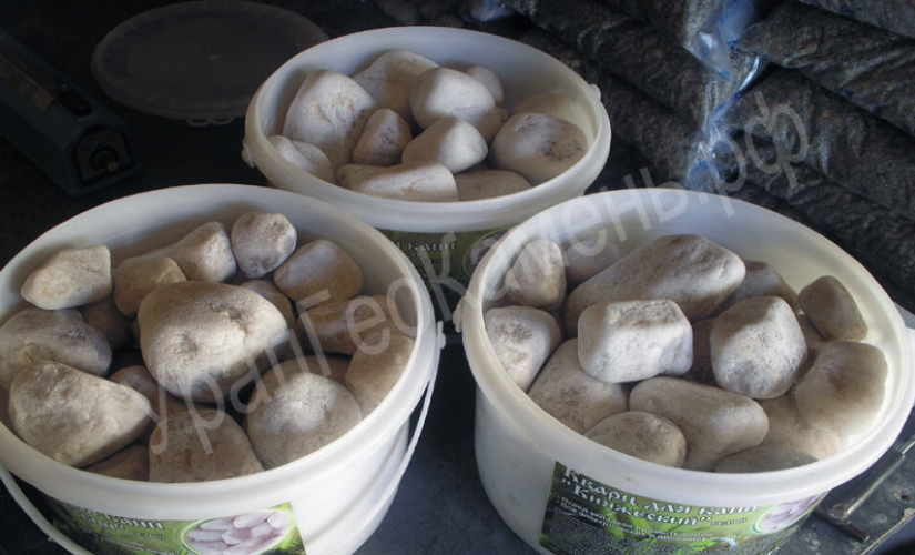 Камни для бани Кварц окатанный 15кг в Кургане