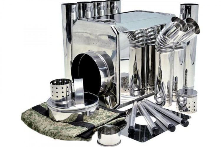 Печь пошехонка Турист 30 л с 3D экранами сталь 0,8мм в Кургане