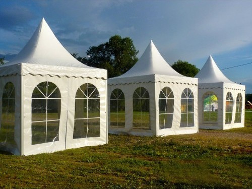 Шатер Пагода Giza Garden 5 х 5 м белый HQ в Кургане