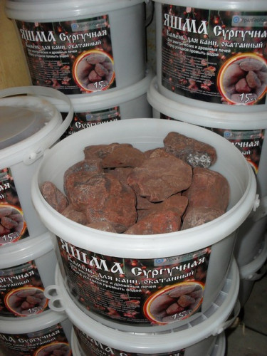 Камни для бани Яшма окатанная 15кг в Кургане