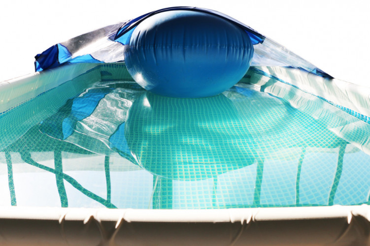 Тент для прямоугольного бассейна Intex/Bestway с надувной подушкой "Фиеста" в Кургане