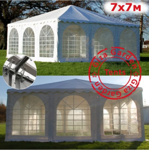 Шатер Пагода Giza Garden 7 x 7 м белый в Кургане