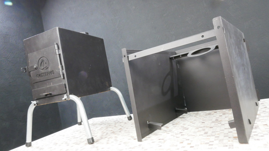 Экран для средней дровяной печи Сибтермо в Кургане