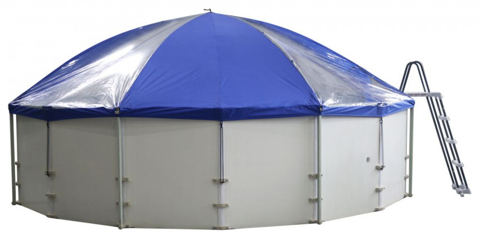 Подъемный тент-навес для бассейна "Фиеста" в Кургане
