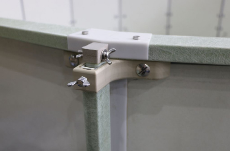 Подъемный тент-навес для бассейна "Фиеста" в Кургане