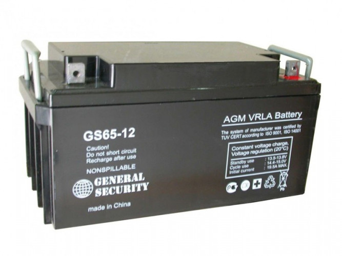 Аккумулятор General Security GS 65-12 (12 В, 65 Ач) в Кургане