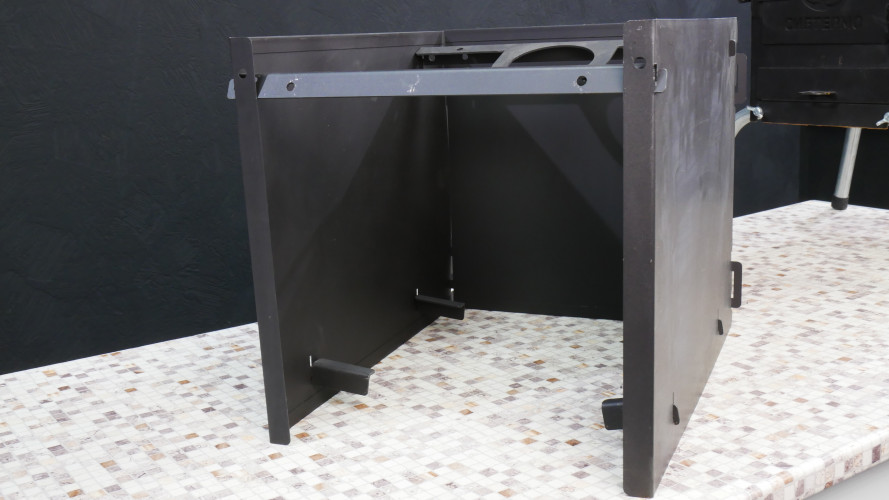 Экран для большой дровяной печи Сибтермо в Кургане