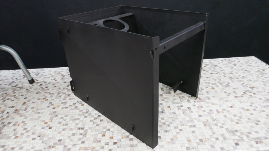 Экран для большой дровяной печи Сибтермо в Кургане