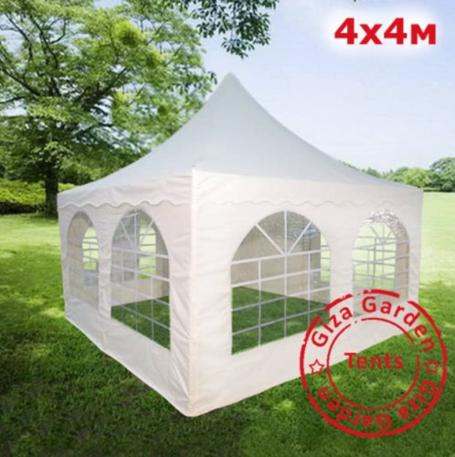 Шатер Пагода Giza Garden 4 х 4 м белый в Кургане
