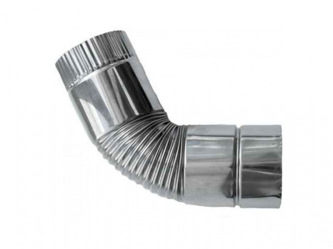 Сегмент трубы угол 45° d-80 мм.(нерж.)Инвент в Кургане