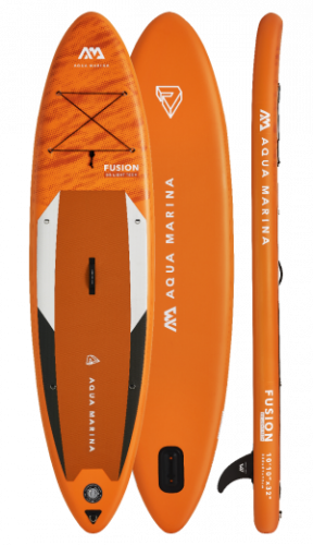 Sup доска надувная с веслом Aqua Marina fusion 10'10 в Кургане