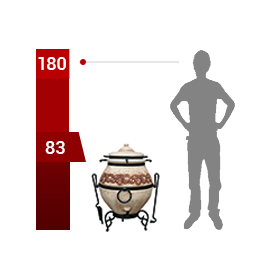 Тандыр Легенды с эффектом кракле в Кургане