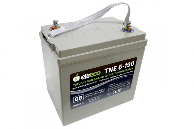 Тяговый аккумулятор Eltreco TNE6-190 (6V150A/H C3) в Кургане