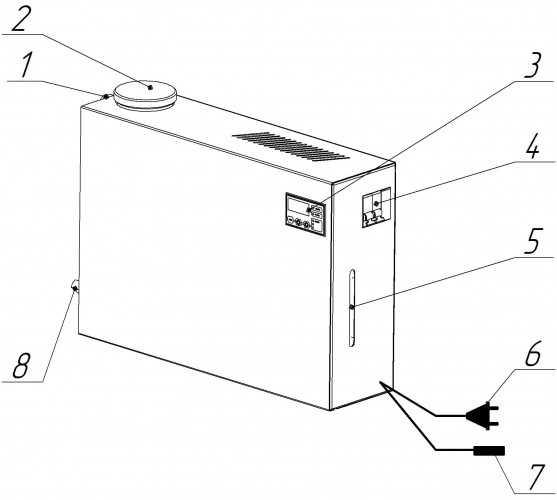 Парогенератор ПГН EVRO 2 кВт в Кургане