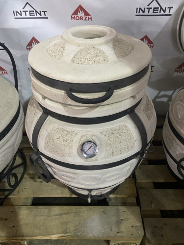 Тандыр Сармат Есаул с термометром в Кургане