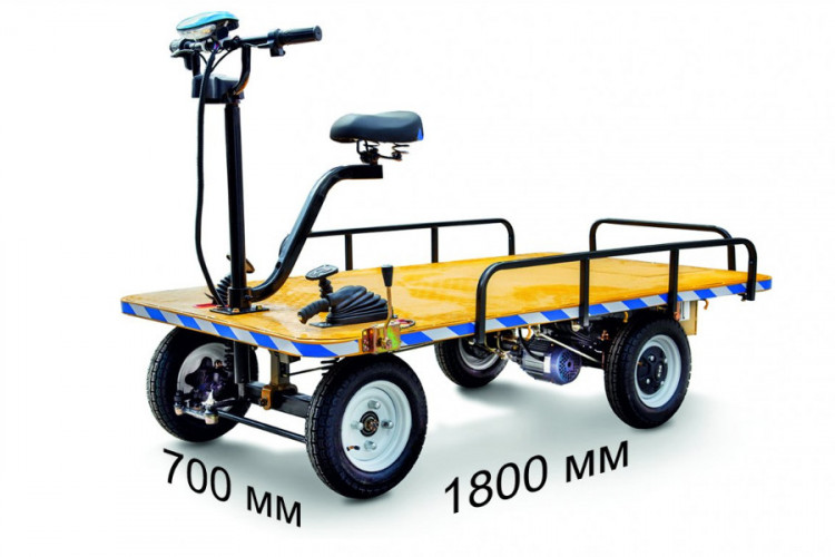 Грузовая электрическая тележка RuTrike СКЛАД 1800 в Кургане