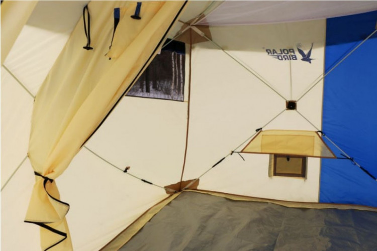 Шатер-тент Polar Bird 4SK Long + Тент-навес в Кургане