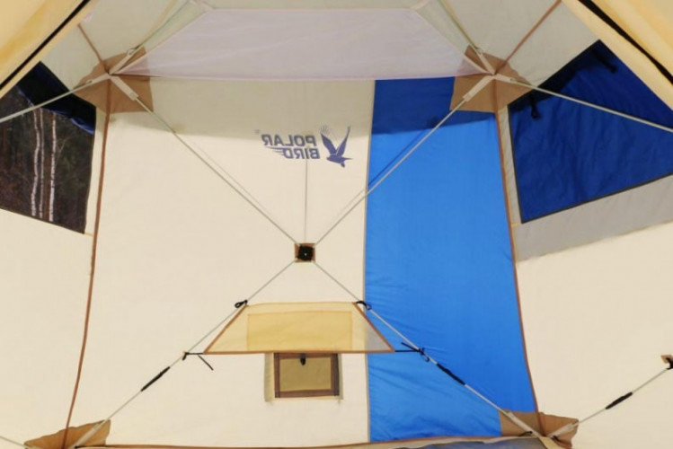 Шатер-тент Polar Bird 4SK Long + Тент-навес в Кургане