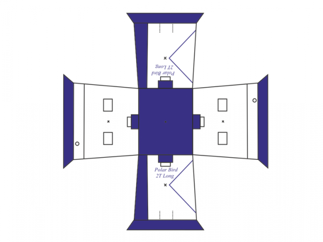 Зимняя палатка Polar Bird 2T Long компакт в Кургане