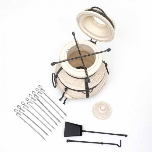 Тандыр Сармат Кочевник с откидной крышкой в Кургане