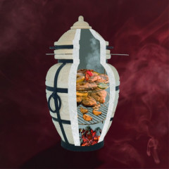 Этажерка 3-х ярусная с доп.кольцом диаметр 33 см