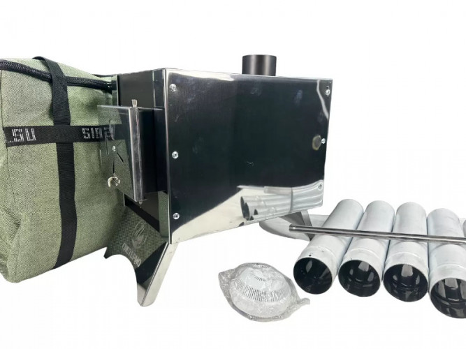 Печь дровяная Сибирка средняя из нержавейки  в Кургане