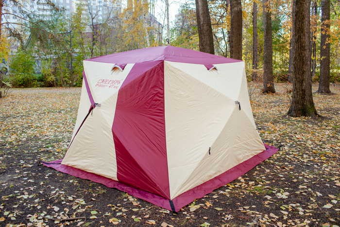 Зимняя палатка для рыбалки Куб Снегирь 4T Long в Кургане