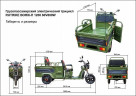 Грузовой электрический трицикл RuTrike Вояж П Трансформер в Кургане