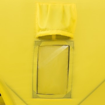 Палатка для рыбалки Helios Куб 1,8х1,8 желтый/серый в Кургане