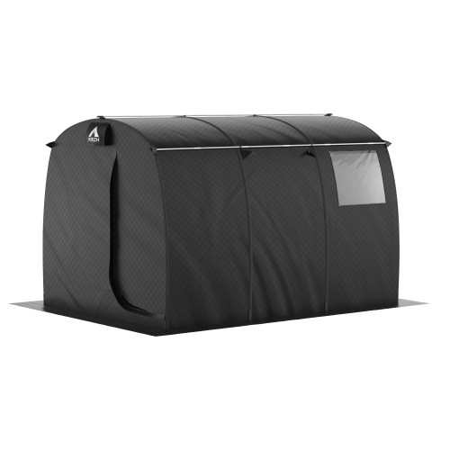 Мобильная баня-палатка МОРЖ Max (Черный) в Кургане