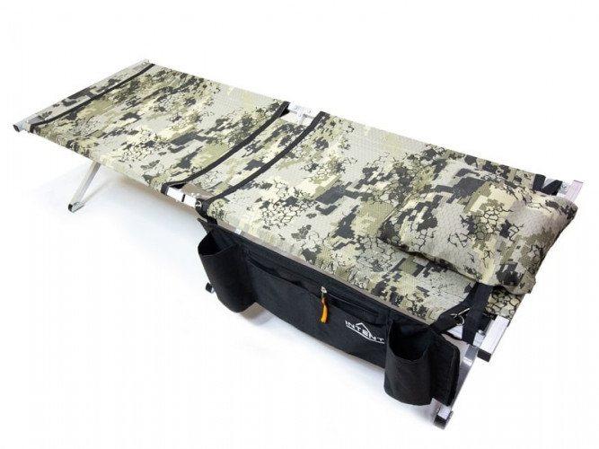 Раскладушка алюминиевая INTENT PLUS 190х65х40 в Кургане