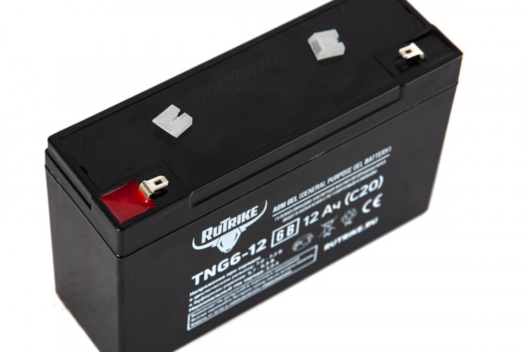 Тяговый гелевый аккумулятор RuTrike TNG 6-12 (6V12A/H C20) в Кургане