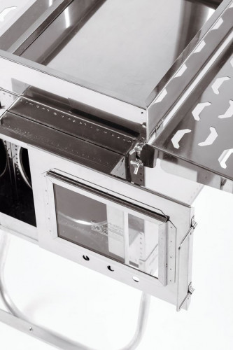 Печь-камин Инвент ПРО Большая в Кургане