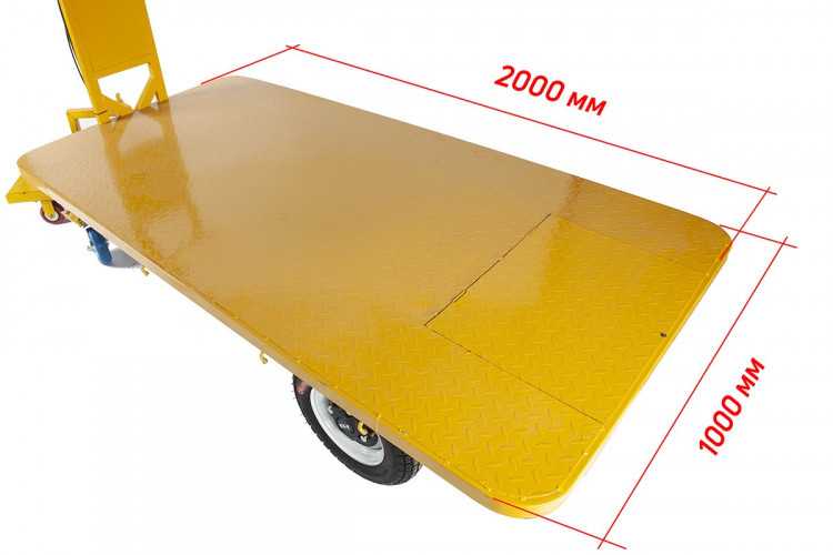 Грузовая электрическая тележка RuTrike Плита 2000 в Кургане