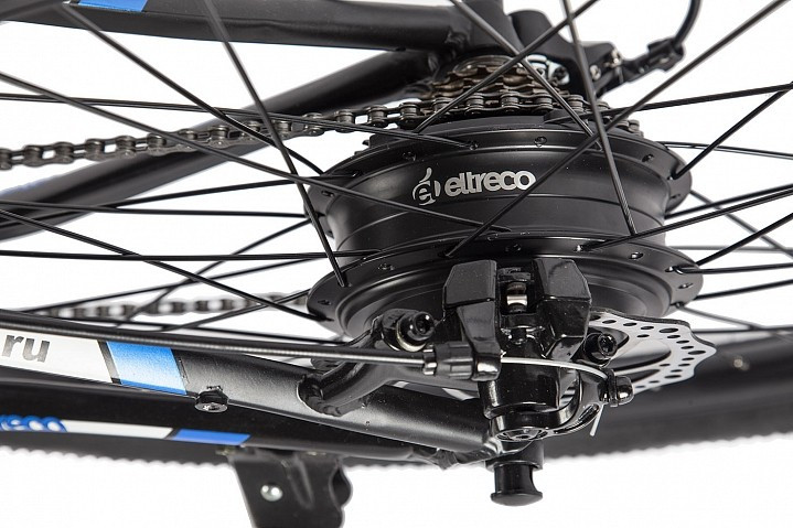 Мотор-колесо Eltreco 48V 1000W LCD 26" АКБ 48V 10А/ч в Кургане