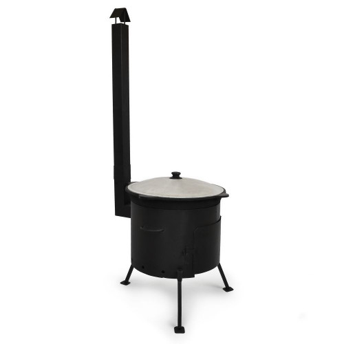 Печь с трубой под казан 12 литров, 360 мм в Кургане
