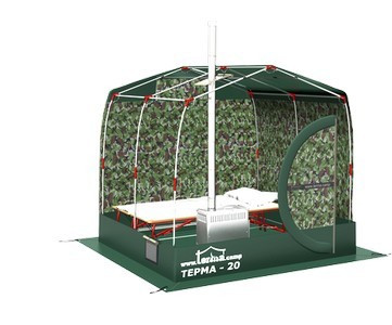 Мобильная баня ТЕРМА-20 в Кургане