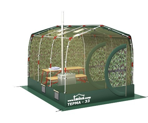 Зимняя палатка Терма-33 в Кургане