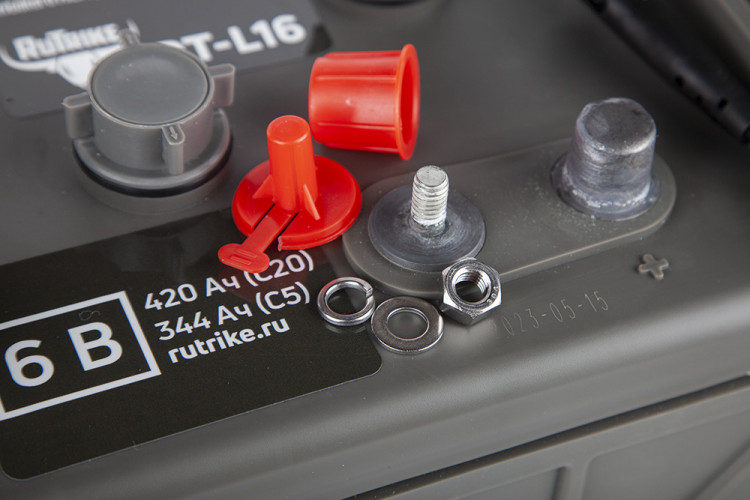 Тяговый аккумулятор RuTrike WET DTL16 (L16H-AC) 6V275A/H C3 в Кургане