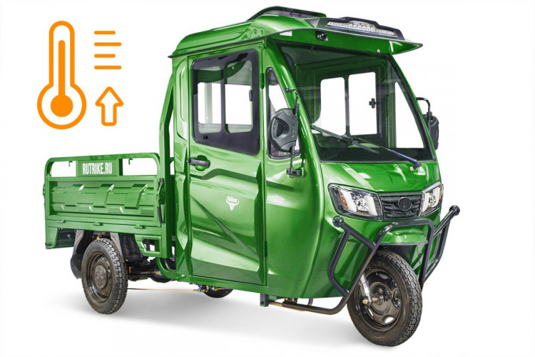 Электротрицикл Rutrike КАРГО Кабина обогрев 1500 грузовой в Кургане