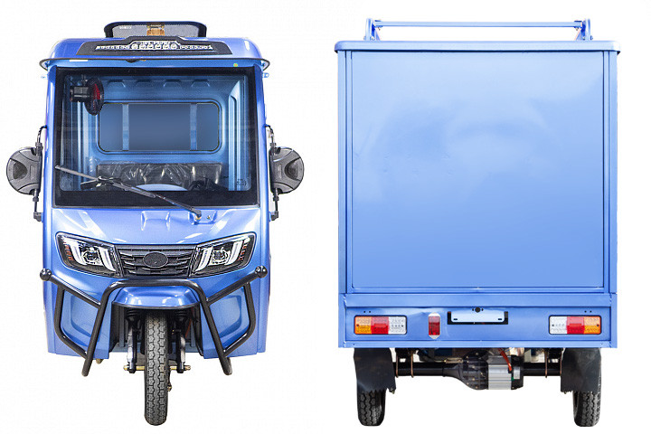 Электротрицикл Rutrike КАРГО Кабина Дуал обогрев 1500 фургон в Кургане