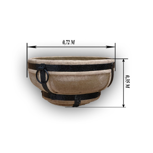 Очаг для костра большой Подсолнух в Кургане