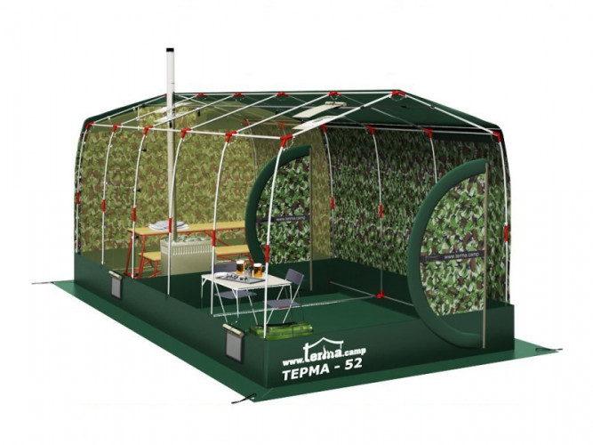 Зимняя палатка Терма-52 в Кургане