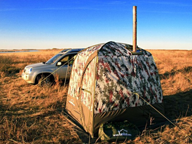 Мобильная баня ТЕРМА-10 с 1 окном (походная) в Кургане