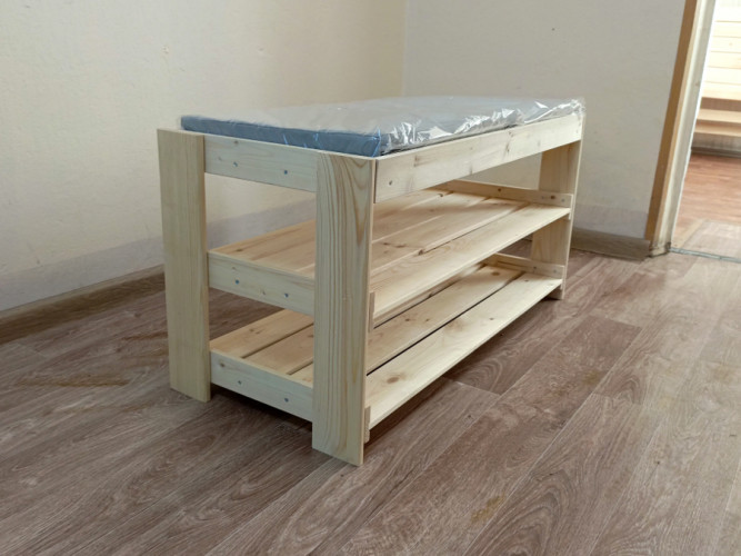 Полка для обуви деревянная в Кургане