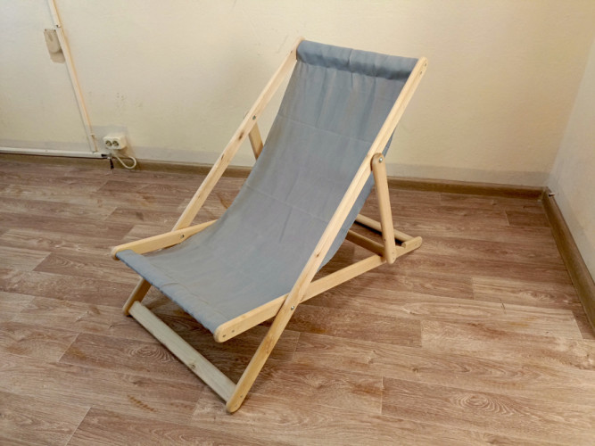 Кресло-шезлонг деревянное складное в Кургане