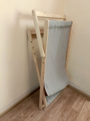 Кресло-шезлонг деревянное складное в Кургане