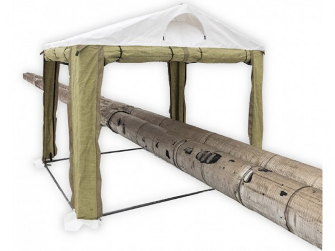 Палатка сварщика 2,0 X 2,0 ПВХ/брезент в Кургане