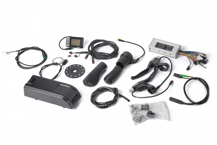 Мотор-колесо Eltreco 48V 350W LCD 26" передний АКБ HL 48V 10А/ч в Кургане